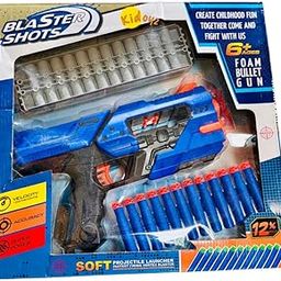 Kidoyz Mega Shooter Foam Dart Gun for Kids – Blaster Toy with 12 Soft Bullets, Continuous Shooting Mode, Safe & Fun Play for Boys & Girls Age 6+-28