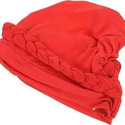 FOMIYES Head Wraps Turbans, Hair Cover Wrap, Comfortable Hair Wrap Hat for Girls (Red)-picture-36