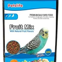 PETSLIFE premium daily bird food - Fruit mix, 1 Kg-image-57