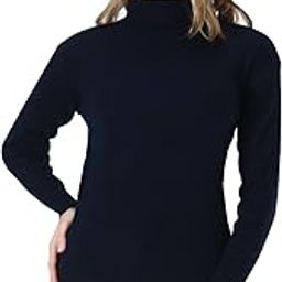 Womens Winter Acrylic High Neck Ribbed Sweater-image-92