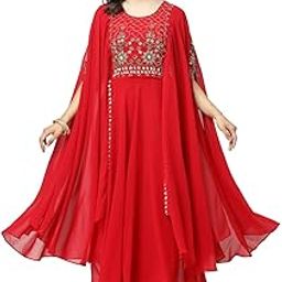 Women Kaftan Long Sleeve Anarkali Gown-picture-28