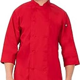 Men's Morocco Chef Coat, Red, 3X-Large-image-43