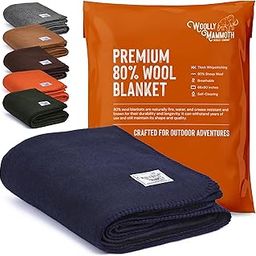 Woolly Mammoth Woolen Company Explorer Collection Wool Blanket. The perfect complement to your outdoor lifestyle whether it be camping glamping bushcraft hiking boating or relaxing at the cabin. N-image-18