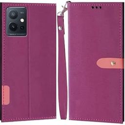 Erotic Flip Wallet Case Cover for Vivo T1 5G - Pink-image-0