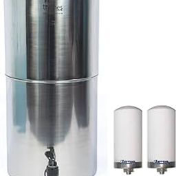 Ferrum Stainless Steel Non Electric Gravity Water Filter and Water Purifier (21L with 2 Ceramic Filters)-image-48