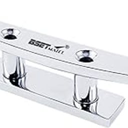 UJEAVETTE® Stainless Steel 316 Boat Cleat Dock Cleat Rust Free Flat Top 6 in-image-70