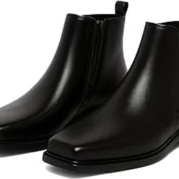 kraasa THE ASHFORD – Men’s Stylish Vegan Leather Chelsea Boots with Side Zipper & Elastic Panel, Square Toe Ankle Boot (Tan/Black/Brown)-picture-44