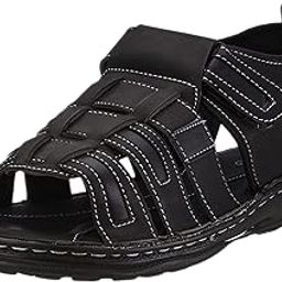 carlton london Black Men's Fashion Sandals Fisherman-picture-32
