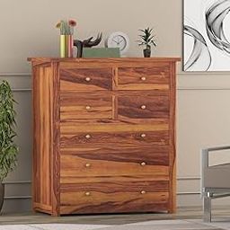 MAYOOR ART Solid Sheesham Wooden Chest of Drawer with 7 Drawer Storage for Living Room Storage | Solid Wood Chest of Drawers Wooden Drawer Cabinet for Bedroom Home Decor | (Honey Finish)-image-51