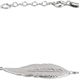 925 Sterling Silver Modest Leaf Rhodium Plating Chain Anklet (Single) | | Gift for Women & Girls | With Certificate of Authenticity & 925 Stamp-image-72