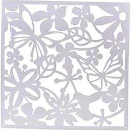 THE STYLE SUTRA 8X Flower Wall Sticker Hanging Screen Panel Room Divider Partition White-image-5
