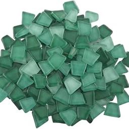 Art Mosaic Art Craft Tile Set, Home Decor Hand Tool for Mosaic Tile Wall Decor Tiles (Glossy Trapezoid Emerald Green Mix) (Quantity : 200gms) (per Packet pcs: 100-170 Coverage : 6 x 6 Sq Inches.)-image-59
