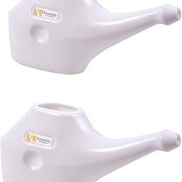 2 Units- Jala Neti Pot Size: 150 Ml for Sinus Congestion, White- Pack of 1.-picture-15