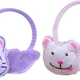 Combo Of Beautiful Winter Ear Cover Warm Muff's For Kid's Girl's & Boys Babies Winter Headphones Muff's Outdoor Ear Muff Pack Of-2-image-74
