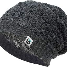 Stylish Winter Beanie Long Slouchy Knitted Cap with Fur for Men and Women (Long, Freesize)-image-24