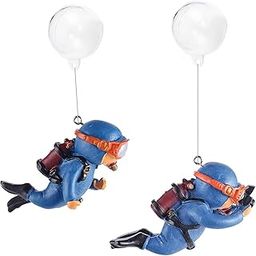 Chuppinz 2 Pcs Aquarium Decorative Items, Fish Tank Decoration Items, Aquarium Plants and Driftwood for Aquarium, Aquariums Decor and Toys-image-29