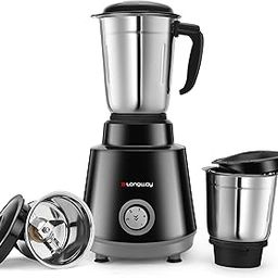 Longway Super Pro 750 Watt Juicer Mixer Grinder with 4 Jars for Grinding, Mixing, Juicing with Powerful Motor | 2 Year Warranty | (Black & Gray, 4 Jars)-20