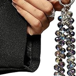 Trek Toys World Beaded Mobile Phone Lanyard Short Hand Wrist Chain | Hand-Held Pendant | Lanyard Strap Beaded Phone Chain for Girl-picture-32