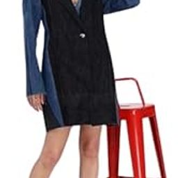 Women's Stylish Fullsleeve Casual Long Denim Blazer/Jacket for Girls - Pack of 1-image-26