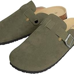 Clogs for Women Men Dupes Unisex Slip-on Potato Shoes Footbed Suede Cork Clogs and Mules-picture-25