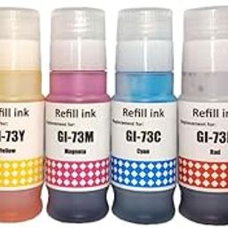 KOSH GI-73 Ink Bottle Compatible for Canon Pixma G570, G670, G550, G650, G620 Printers (Set of 6 Colors)-picture-6