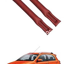 LOVMOTO Universal Car Gap Filler Organiser Car Seat Gap Filler, Car Seat Gap Organiser, PU Leather Car Accessories, Car Seat Console Side Pockets for Storage Comfortable With Fie-sta-image-95
