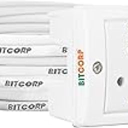 Bitcorp Power Extension Board 2 Socket 1 Switch, 6A 2000W Surge Protector 4 Meter Electric Cord for Appliances, Fridge, Home, Office, Computer, AC (White) 220 Volts-11