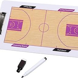 LOOM TREE® Basketball Coaching Boards Portable Training Tool Display Board Tactic Board | Team Sports | Soccer | Training Aids-89