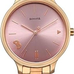 Sonata Pink Dial Analog Watch for Women -87050WM02-picture-26