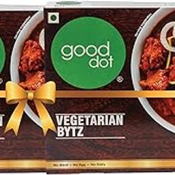 GoodDot Vegetarian Bytz - Ready to Cook | Plant Based Meat | Vegetarian & Vegan Friendly | Zero Cholesterol | High Dietary Fiber | Mock Meat | Veg Meat (Pack of 2, 250 g Each)-57