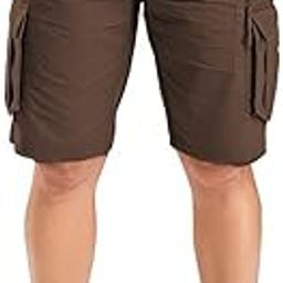 Reoutlook Men Solid Casual Belt Cargo Shorts/Bermuda Shorts with Multiple Pockets-image-18