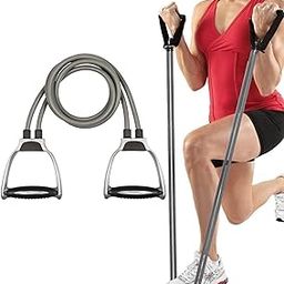 KS HEALTHCARE Double Toning Resistance Tube Heavy Quality Exercise Band for Stretching, Full Body Workout, Home Gym and Toning for Men and Women(Multicolor)(Material: Latex Tube)-image-44