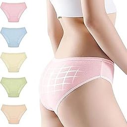 Women's Disposable Underwear Panties Pure Cotton (Size-L to XL) Underwear for Travel Hospital 5 Packs | Ladies Postpartum Panties White Briefs for Travel Outdoor Travel, Spa, Emergencies-picture-14