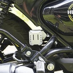 Auto Engin's Hunter 350 Rear Brake Oil Reservoir Cover compatible for Royal Enfield Hunter 350 (Black)-image-16