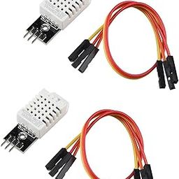 REES52 2 PCS DHT22/AM2302 Digital Temperature and Humidity Sensor Module Temperature Humidity Monitor Sensor Replace SHT11 SHT15 for Compatible with Arduino Electronic Practice DIY-11