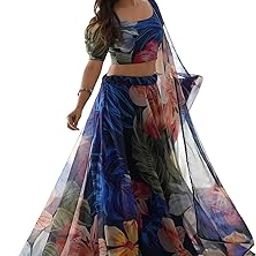 Girls Fashion Lehenga Choli Ethnic Wear Stylist Digital Printed Lehenga | Choli & Dupatta Set, Pack Of 1-image-10