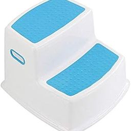 Mixen Dual Height 2 Step Stool for Kids, Versatile Stool for Toddlers, Anti-Slip Childs Foot Stool, Toddler's Stool for Potty Training and Use in The Bathroom or Kitchen (1 Pack,Multi Colour)-image-74