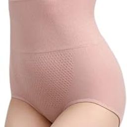 BreatheFit Seamless Shaping Brief – Cotton Comfort High-Waist Underwear for Smoothing (Pink)-image-66