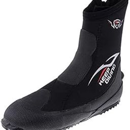 Enakshi (LABEL) Creations 2xWetsuits Neoprene 5mm Hi Cut Zipper Boot Snorkeling Diving Boots XL (43-44)-image-35