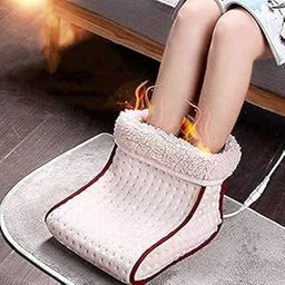 Olpad Adjustable Electric Foot Warmer For Cold Feet Warmers Setting And Auto Shut Off Washable Detachable Inner Fleece Lining With Handheld Massager-image-37