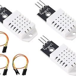 DHT22 Digital Temperature and Humidity Sensor Module Pack of 3 High Accuracy 3.3V-5V Compatible with UNO Rduino Microcontrollers for Weather Monitoring HVAC Greenhouse and IoT Projects-0
