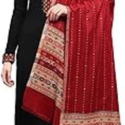 Womens Self Design Shawl (224SHW7015)-20