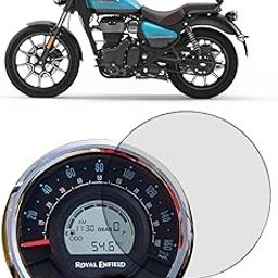 ASRYD Motorbike Speedometer Scratch Guard Screen Protector for Meteor 350cc-10