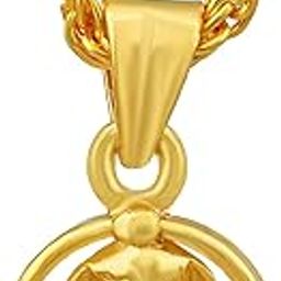 Gold Tone Lord Ganesh/Ganesha Chain Locket Pendant Necklace Temple Jewelry for Men Women-picture-34