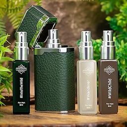 Lightr - INDIA'S FIRST Interchangeable Carry Perfume | Combo Of Lightr+3x8ml Eau De Parfum | Best Fragrance for Men Gift Set | 18% Oil For Long Lasting-image-30