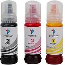 proffisy 001 003 Ink Refill dye Ink Bottle Compatible with Epson L3110, L3150, L4260, L4160, L3152, L3115, L3100, L3101, L3116, L3151, L3156, L1110, L5190, L4150, L14150, L6170 (YCM + 2 Black)-7