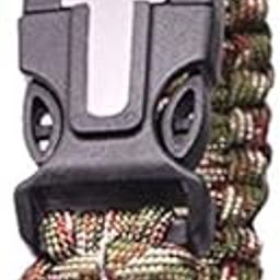 Nema Survival Bracelet Flint Fire Starter Gear with Compass - Mixed Green-picture-14