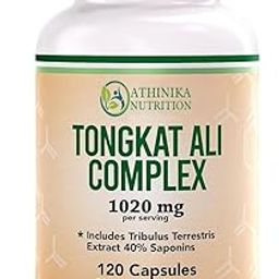 Tongkat Ali - 1000mg (2 Month Supply) - Men's Health - 200:1 Extract of (Longjack) Eurycoma Longifolia, with 20mg Tribulus Terrestris (Third Party Tested) by-image-1