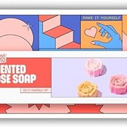 KITSTERS DIY Rose Soap Kit | Make Chemical Free Skin Friendly Bathing Soap - Essential Oil - Rose Shape Mould - Motor Skill | Gifting - Art & Craft Hobby | Activity for Kids | Video Workshop Included-picture-25