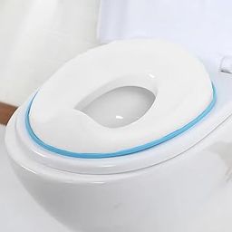 BabySafeHouse Potty Training Toilet Seat Cover with Storage Hook, Fits Round & Oval Toilets, Easy Fit Anti Slip for Toddler (0-5 years), Lightweight & Portable for Travel (Blue Color)-11